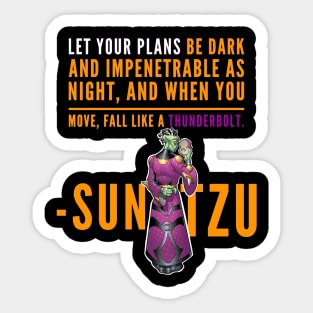 Sun Tzu quote Sticker